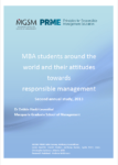 PRME MGSM Study: Student Attitudes Toward Responsible Management Education (2013)